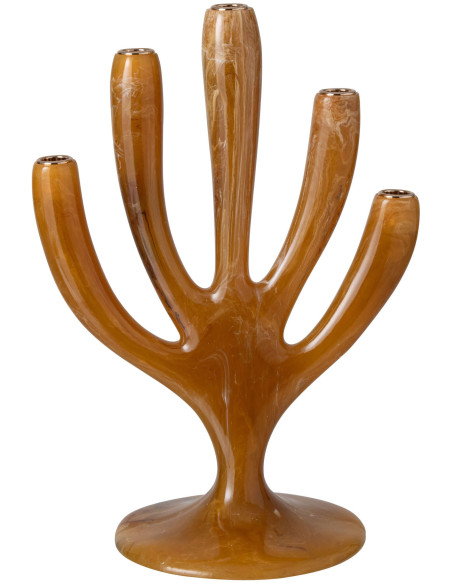 Chandelier arbre en polyrésine caramel 31,5x21,5x44 cm Sukhothai J-Line - 3