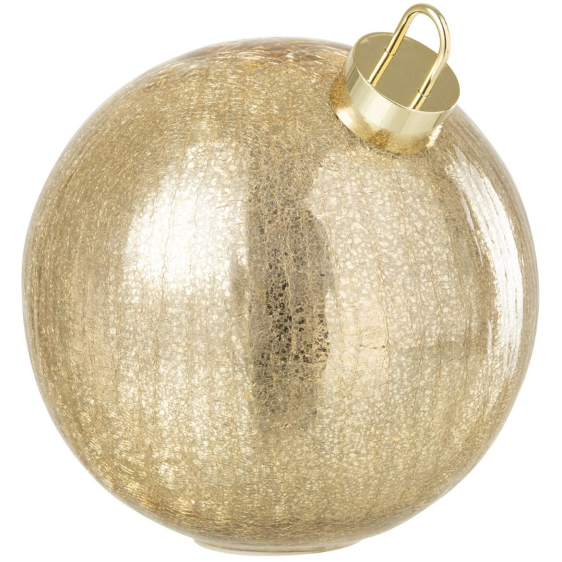 Boule de Noël LED en verre doré 25 cm Noevira J-Line - 1