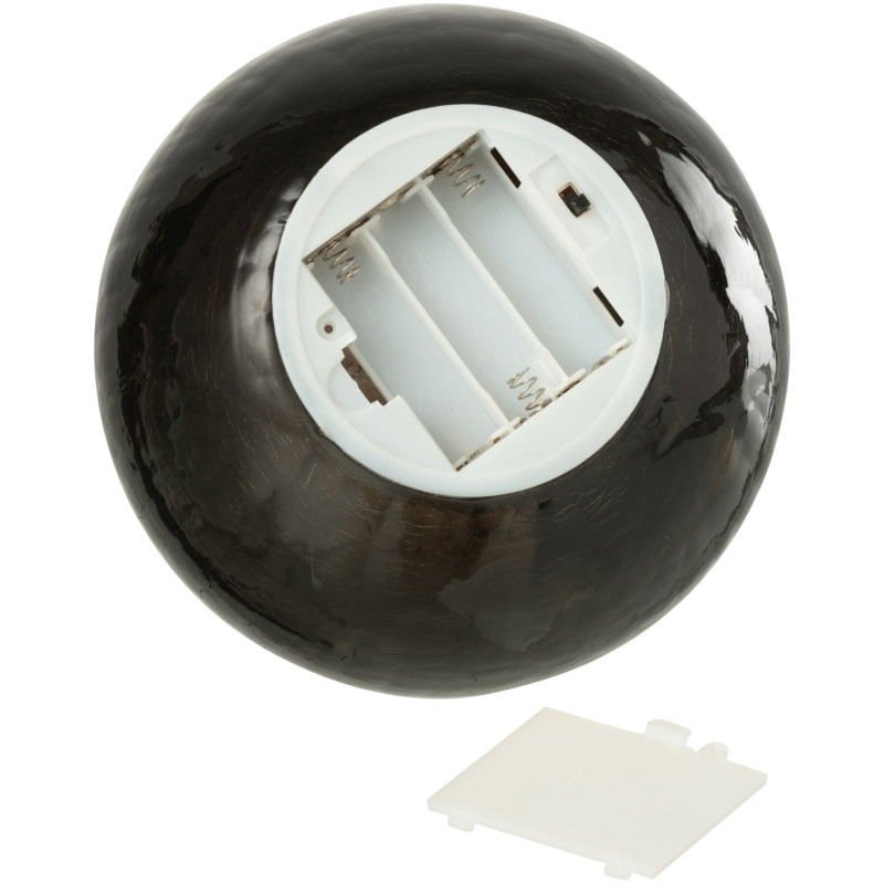 Boule de Noël LED en verre noir 15 cm Noevira J-Line - 3