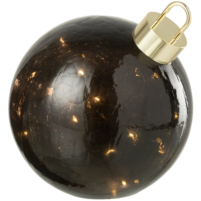 Boule de Noël LED en verre noir 20 cm Noevira J-Line - 2