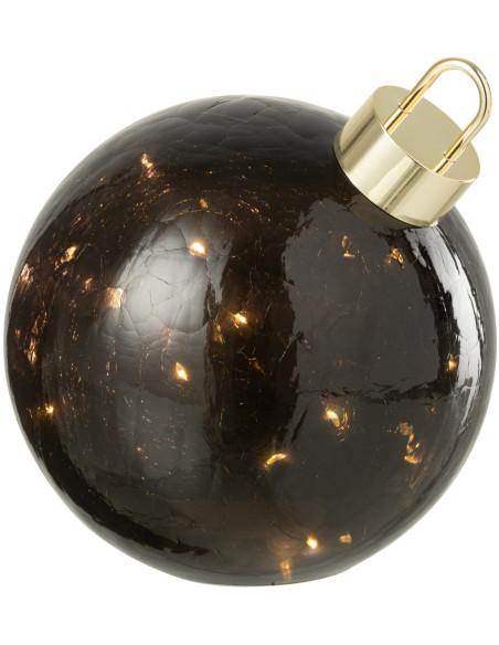 Boule de Noël LED en verre noir 20 cm Noevira J-Line - 2