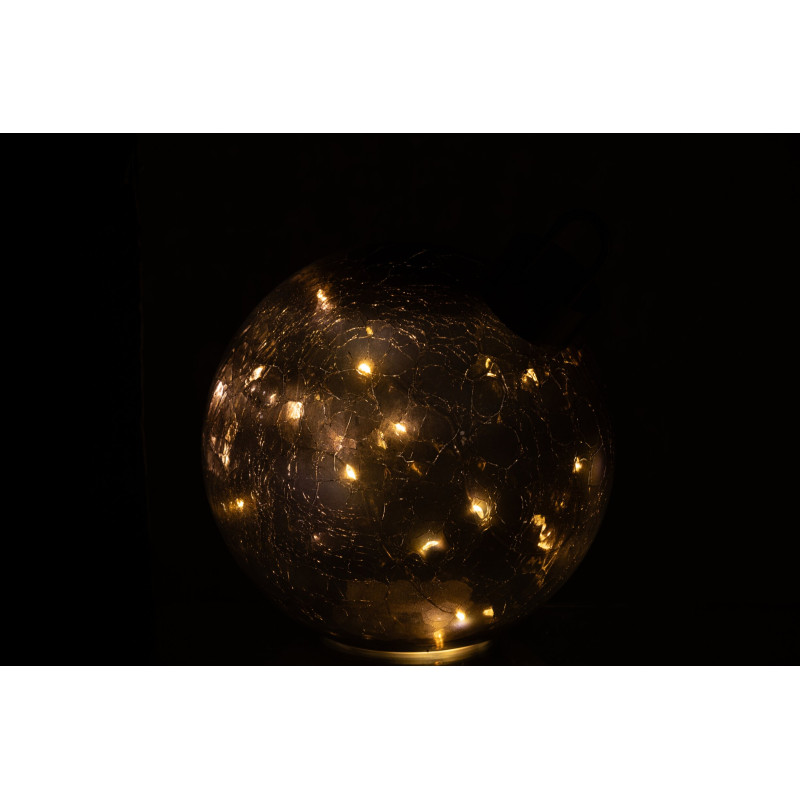 Boule de Noël LED en verre noir 20 cm Noevira J-Line - 4