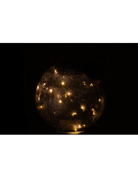 Boule de Noël LED en verre noir 20 cm Noevira J-Line - 4