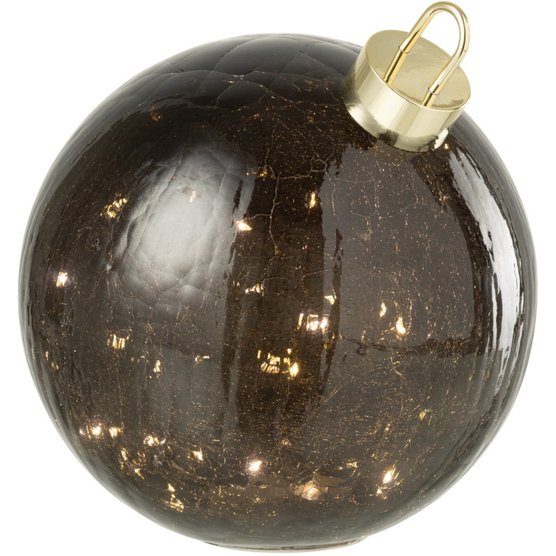 Boule de Noël LED en verre noir 25 cm Noevira J-Line - 2