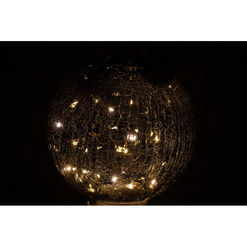 Boule de Noël LED en verre noir 25 cm Noevira J-Line - 4
