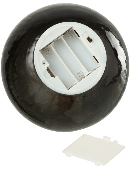 Boule de Noël LED en verre noir 25 cm Noevira J-Line - 3