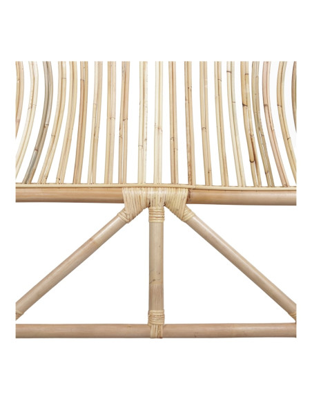 Tête de lit en rotin et bambou naturel 183x3,5x160 cm Neravelle  - 4