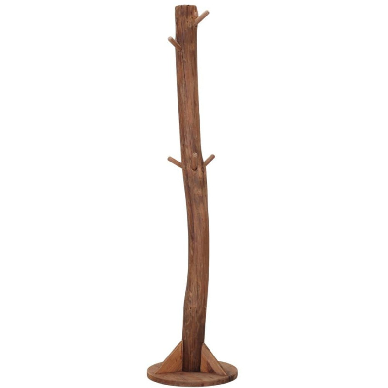 Porte-manteau sur pied en pin recyclé 45x45x180 cm Boscaryn  - 3