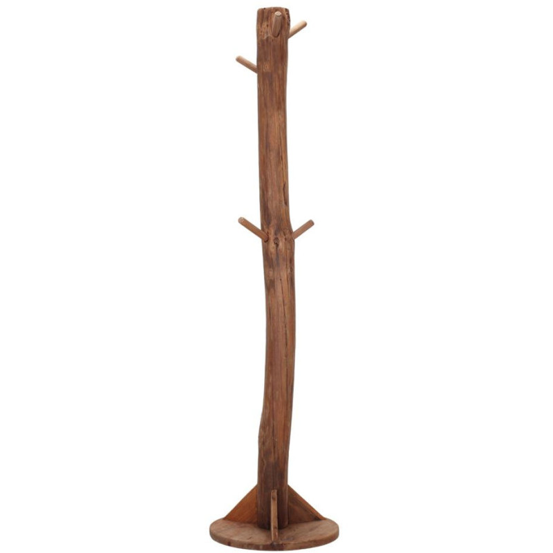 Porte-manteau sur pied en pin recyclé 45x45x180 cm Boscaryn  - 1