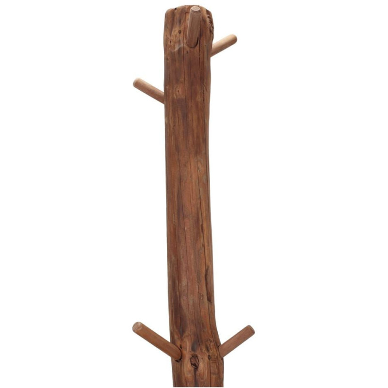 Porte-manteau sur pied en pin recyclé 45x45x180 cm Boscaryn  - 4