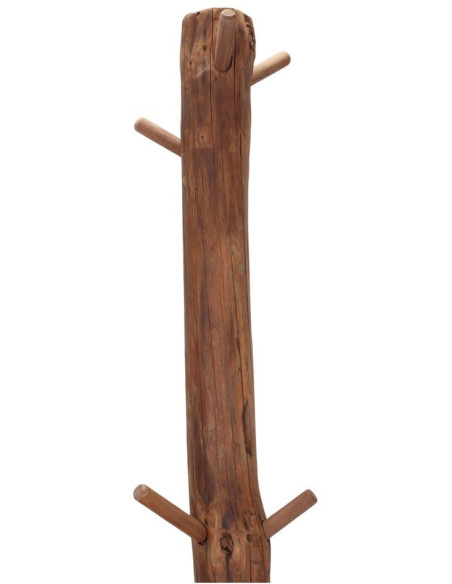 Porte-manteau sur pied en pin recyclé 45x45x180 cm Boscaryn  - 4