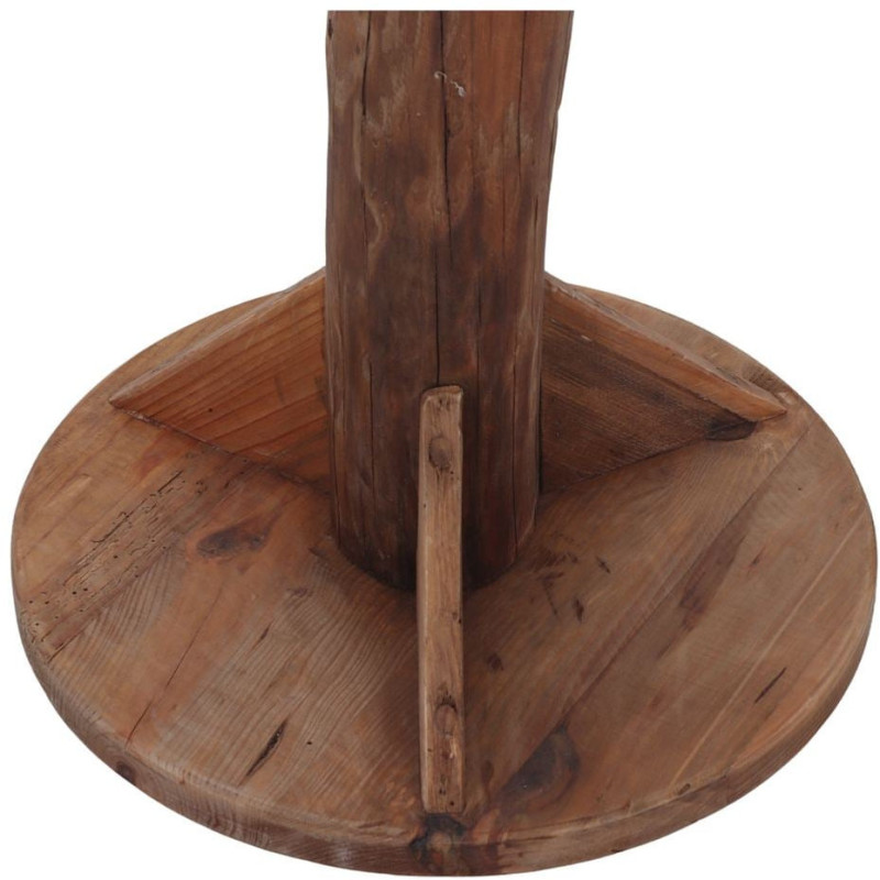 Porte-manteau sur pied en pin recyclé 45x45x180 cm Boscaryn  - 6