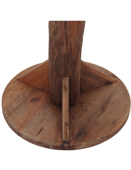 Porte-manteau sur pied en pin recyclé 45x45x180 cm Boscaryn  - 6