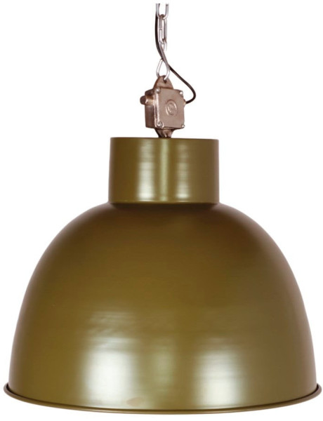 Suspension industrielle en métal vert olive 60x60x62 cm Ferravik  - 1