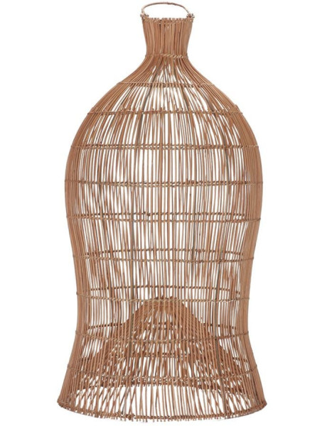 Abat-jour suspension en rotin naturel 45x45x87 cm Talveria  - 1