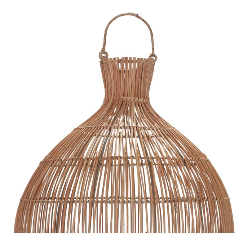 Abat-jour suspension en rotin naturel 45x45x87 cm Talveria  - 2