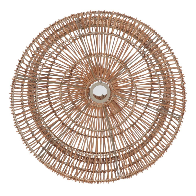 Abat-jour suspension en rotin naturel 45x45x87 cm Talveria  - 3