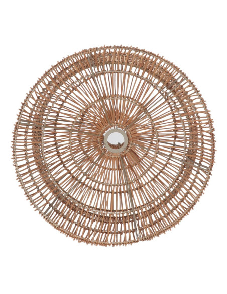 Abat-jour suspension en rotin naturel 45x45x87 cm Talveria  - 3