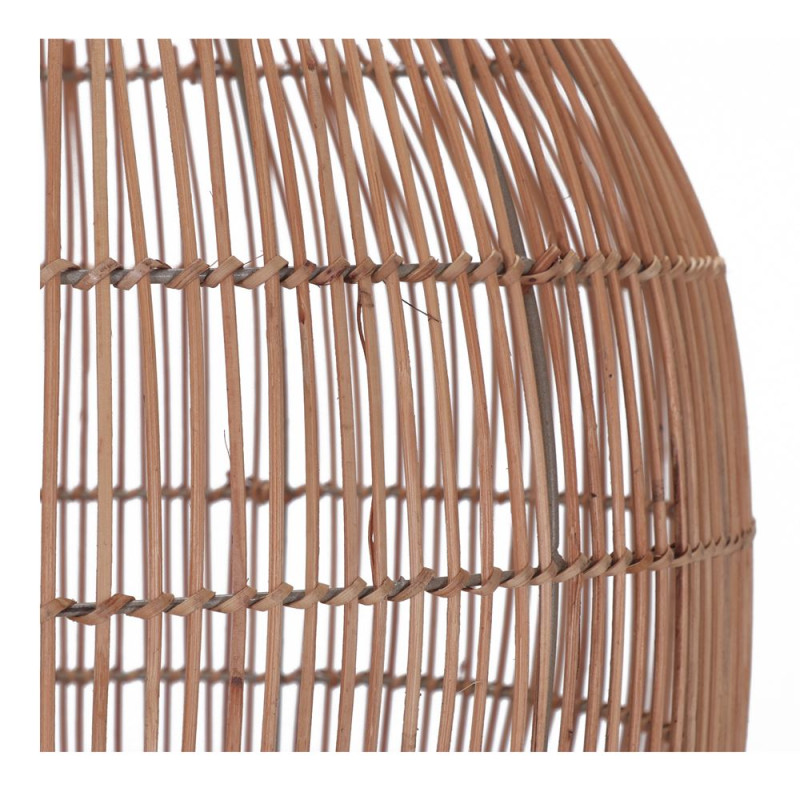 Abat-jour suspension en rotin naturel 45x45x87 cm Talveria  - 4