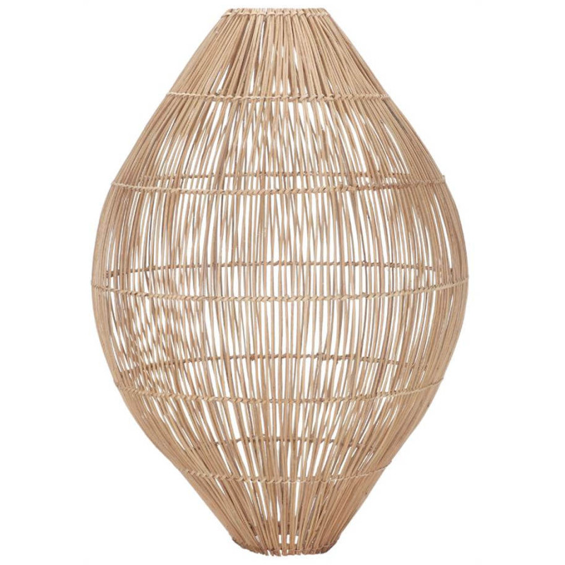 Abat-jour suspension en rotin naturel 50x50x71 cm Veyranno  - 1
