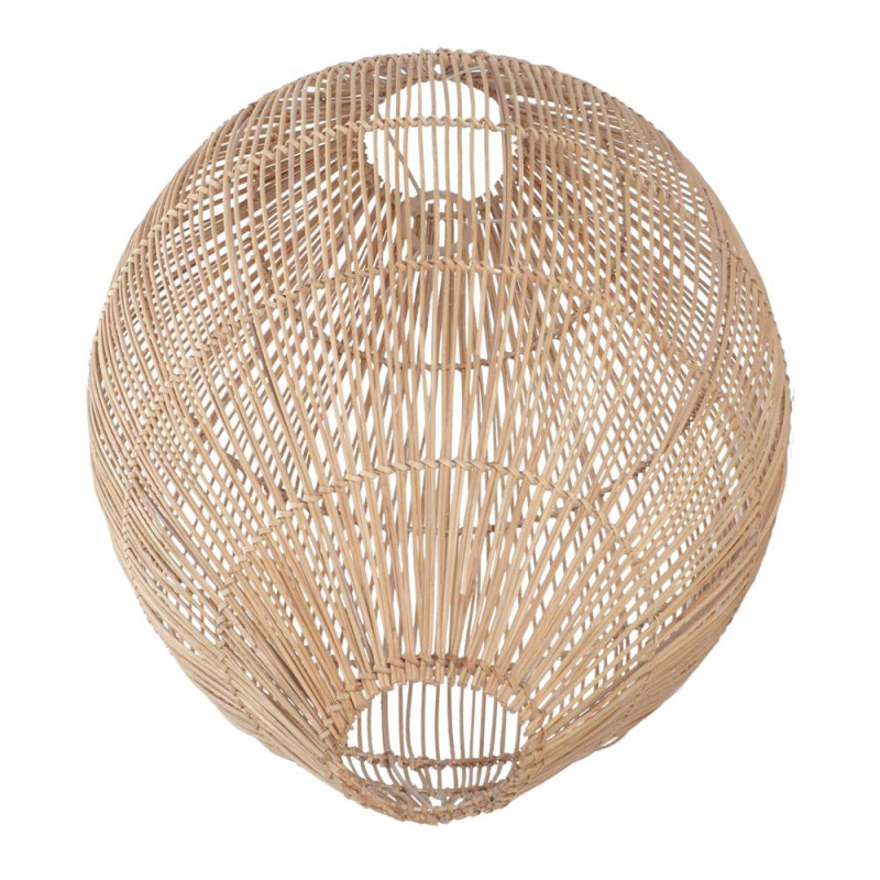 Abat-jour suspension en rotin naturel 50x50x71 cm Veyranno  - 4