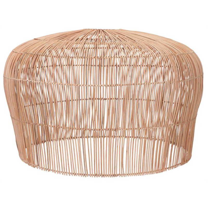 Abat-jour suspension en rotin naturel Ø80x53 cm Solvaira  - 1