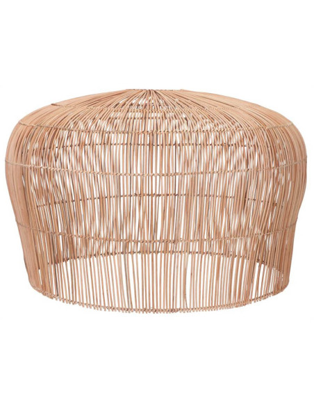 Abat-jour suspension en rotin naturel Ø80x53 cm Solvaira  - 1