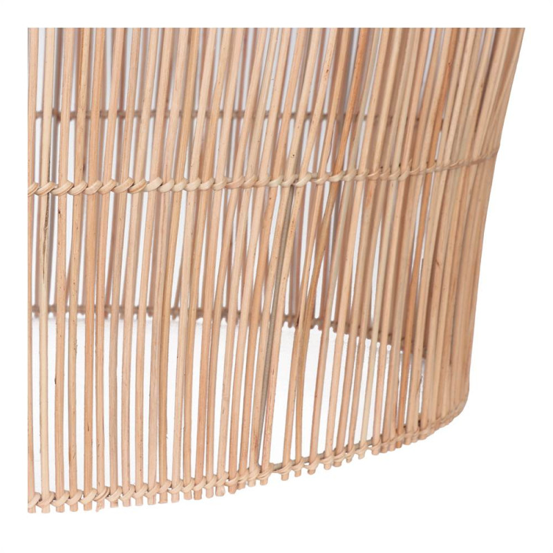 Abat-jour suspension en rotin naturel Ø80x53 cm Solvaira  - 3