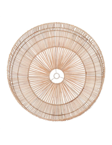 Abat-jour suspension en rotin naturel Ø80x53 cm Solvaira  - 4