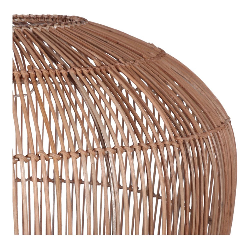 Abat-jour suspension en rotin naturel Ø80x53 cm Solvaira  - 5