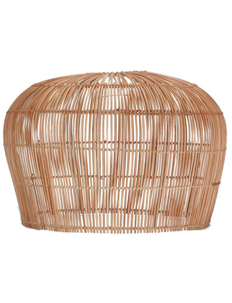 Abat-jour suspension en rotin naturel Ø62x42 cm Solvaira  - 1