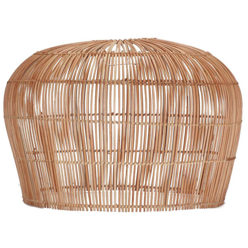 Abat-jour suspension en rotin naturel Ø62x42 cm Solvaira  - 1