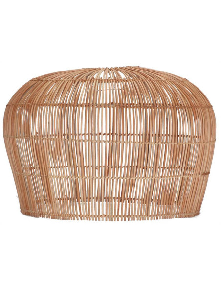 Abat-jour suspension en rotin naturel Ø62x42 cm Solvaira  - 1
