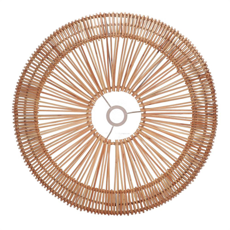 Abat-jour suspension en rotin naturel Ø62x42 cm Solvaira  - 5