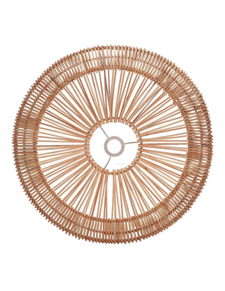 Abat-jour suspension en rotin naturel Ø62x42 cm Solvaira  - 5