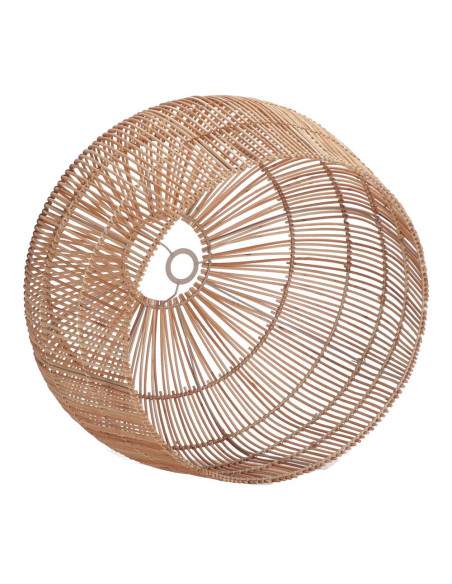 Abat-jour suspension en rotin naturel Ø62x42 cm Solvaira  - 4