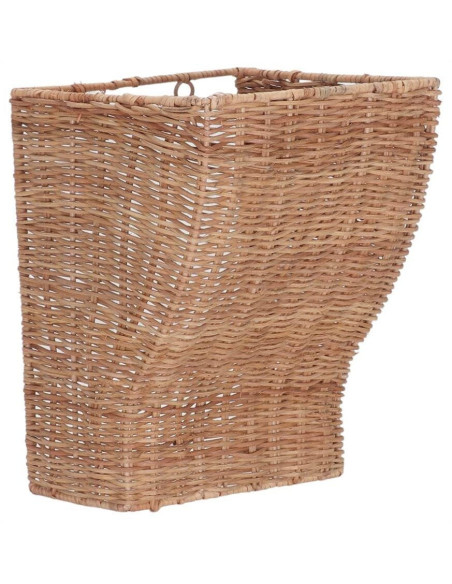 Applique murale en rotin naturel non électrifiée 20x19x25 cm Lixouri  - 1