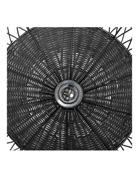Suspension en rotin noir 38x38x21 cm Nivorask  - 3