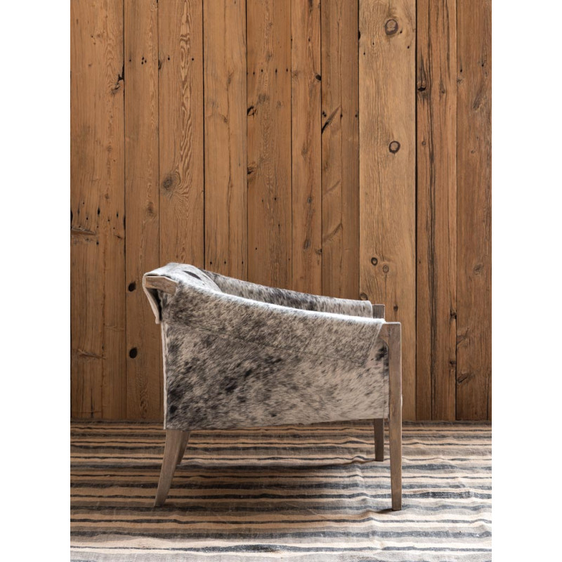 Fauteuil peau de vache manguier Rochebrune  - 5