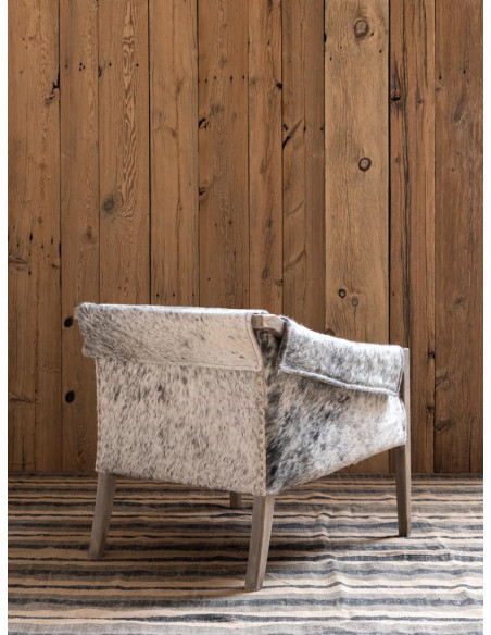 Fauteuil peau de vache manguier Rochebrune  - 6