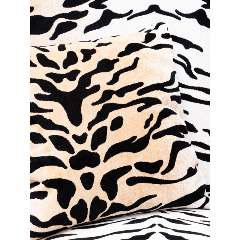 Fauteuil zèbre en velours 75x87,5x74 cm Wild Touch  - 7