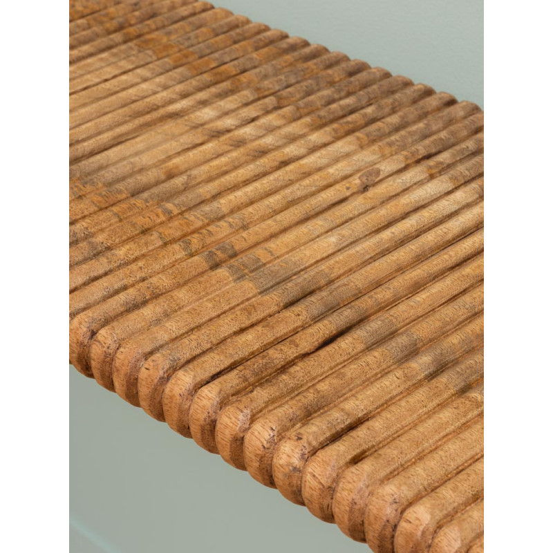 Console d’entrée en manguier rainuré 129x34,5x85,5 cm Arcana  - 6