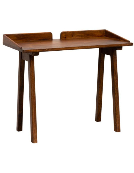 Bureau console bois de manguier 99x50x76 cm Beckett  - 1