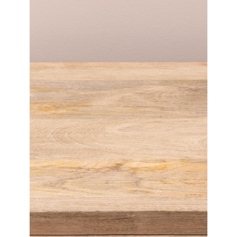 Console d’entrée bois clair 2 tiroirs 120 cm Losail  - 6