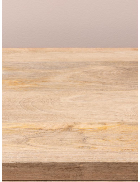 Console d’entrée bois clair 2 tiroirs 120 cm Losail  - 6