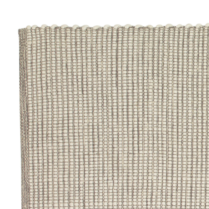 Tapis laine et coton gris blanc cassé 200x300 cm Poppy Hübsch - 3