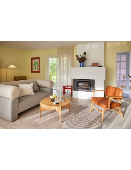 Tapis laine et coton gris blanc cassé 200x300 cm Poppy Hübsch - 4