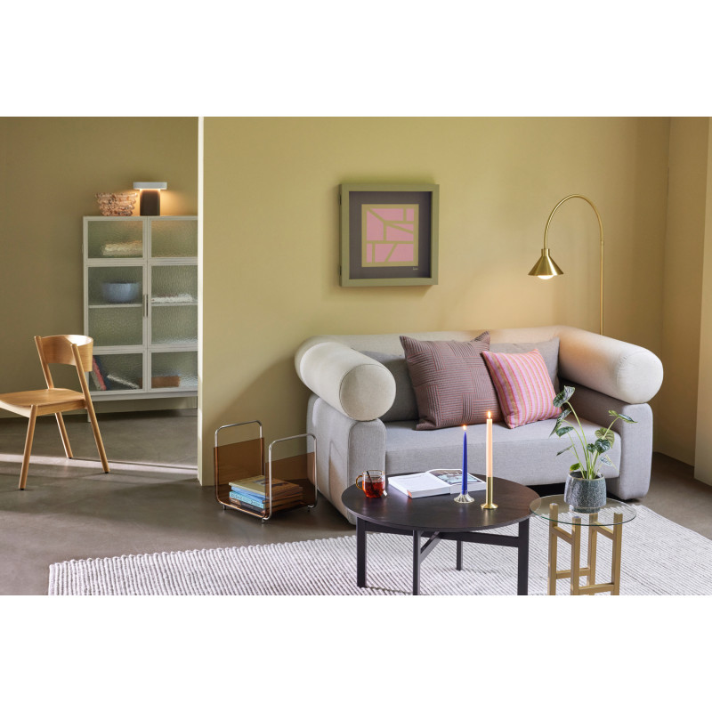 Tapis laine et coton gris blanc cassé 200x300 cm Poppy Hübsch - 6