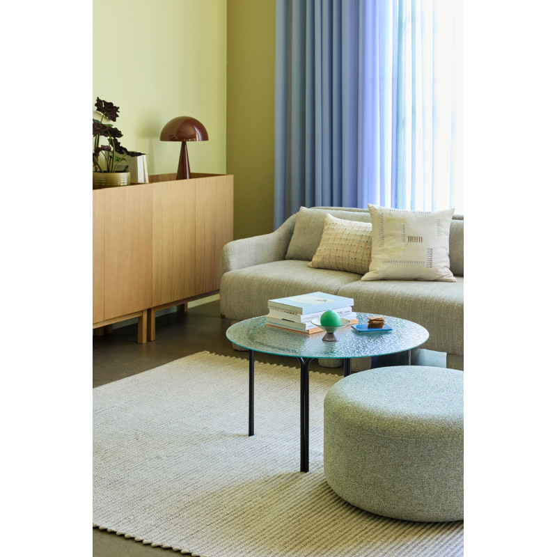 Tapis laine et coton gris blanc cassé 200x300 cm Poppy Hübsch - 11