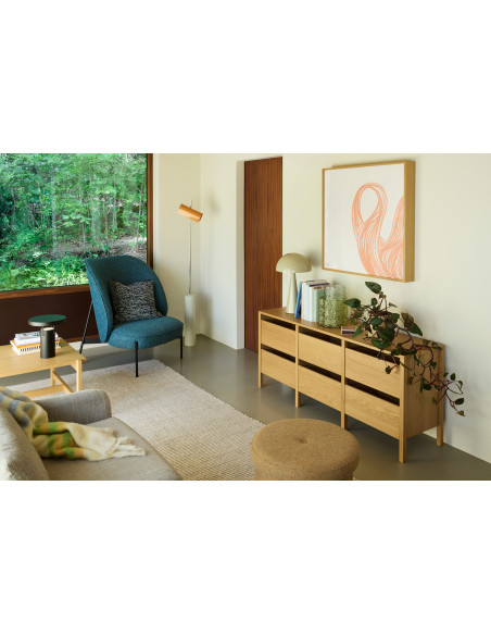 Tapis laine et coton gris blanc cassé 200x300 cm Poppy Hübsch - 12